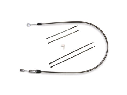 52in. Quick Connect Upper Clutch Cable - Black Pearl. Fits Softail 2018-2024 & Most Touring 2021-2024