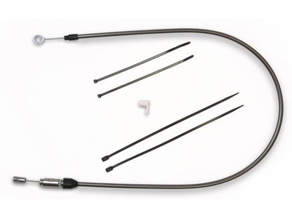 54in. Quick Connect Upper Clutch Cable - Black Pearl. Fits Softail 2018-2024 & Most Touring 2021-2024
