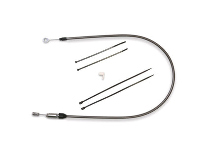 40in. Quick Connect Upper Clutch Cable - Black Pearl. Fits Softail 2018-2024