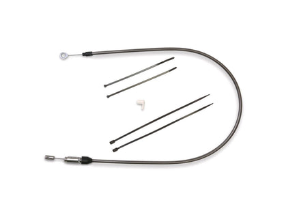 42in. Quick Connect Upper Clutch Cable - Black Pearl. Fits Softail 2018-2024 & Most Touring 2021-2024