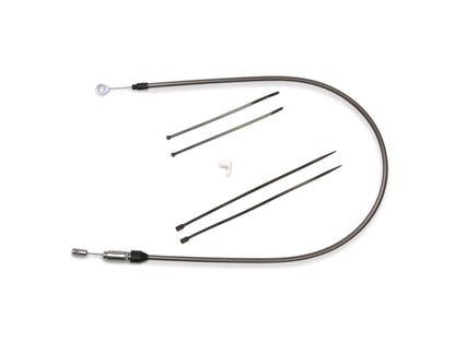 34in. Quick Connect Upper Clutch Cable - Black Pearl. Fits Softail 2018-2024
