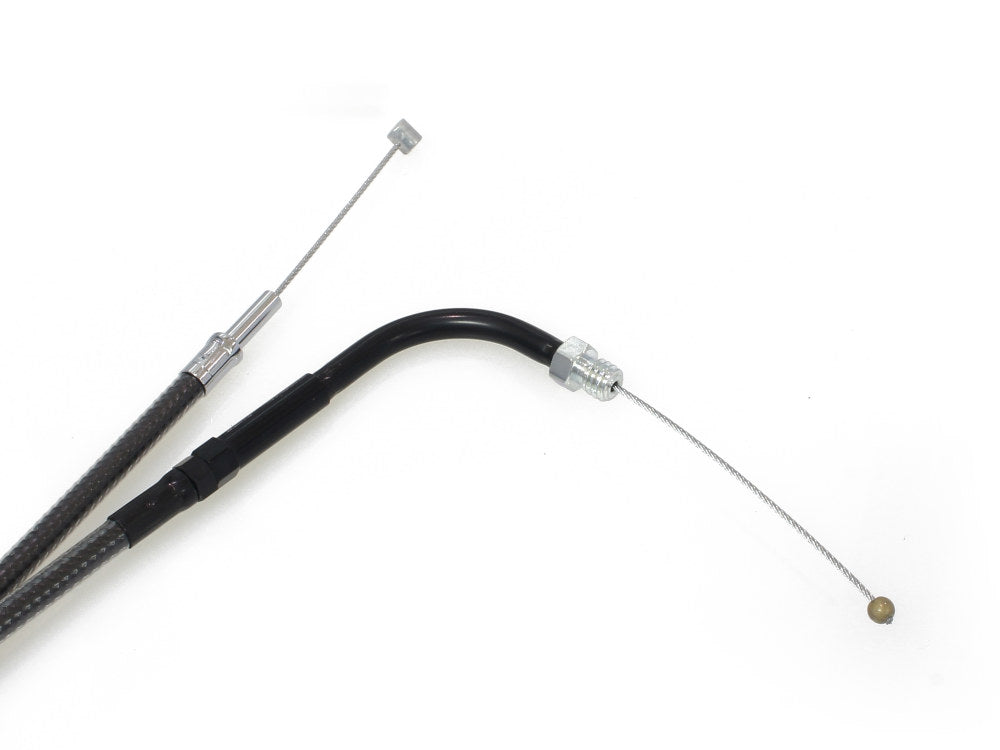 30in. Throttle Cable - Black Pearl. Fits Big Twin 1990-1995.