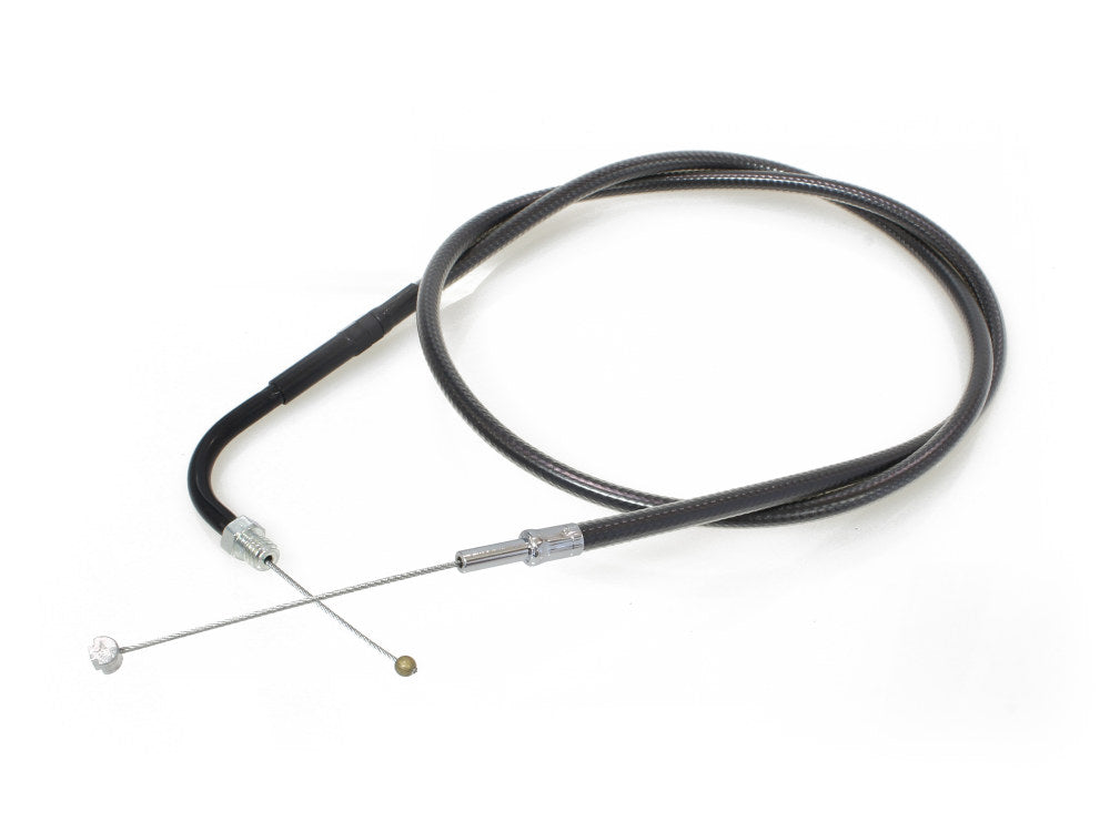 30in. Throttle Cable - Black Pearl. Fits Big Twin 1990-1995.