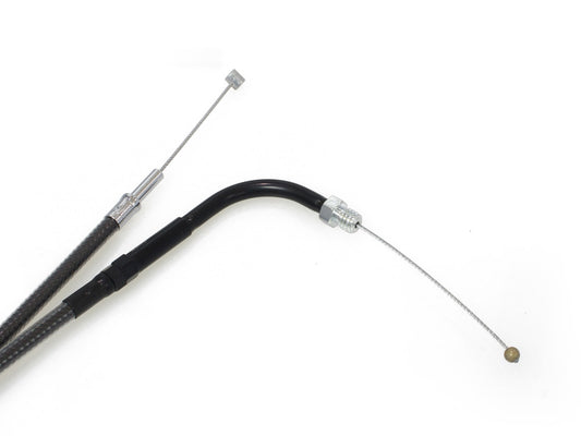 36-1/2in. Throttle Cable - Black Pearl. Fits Big Twin 1990-1995.