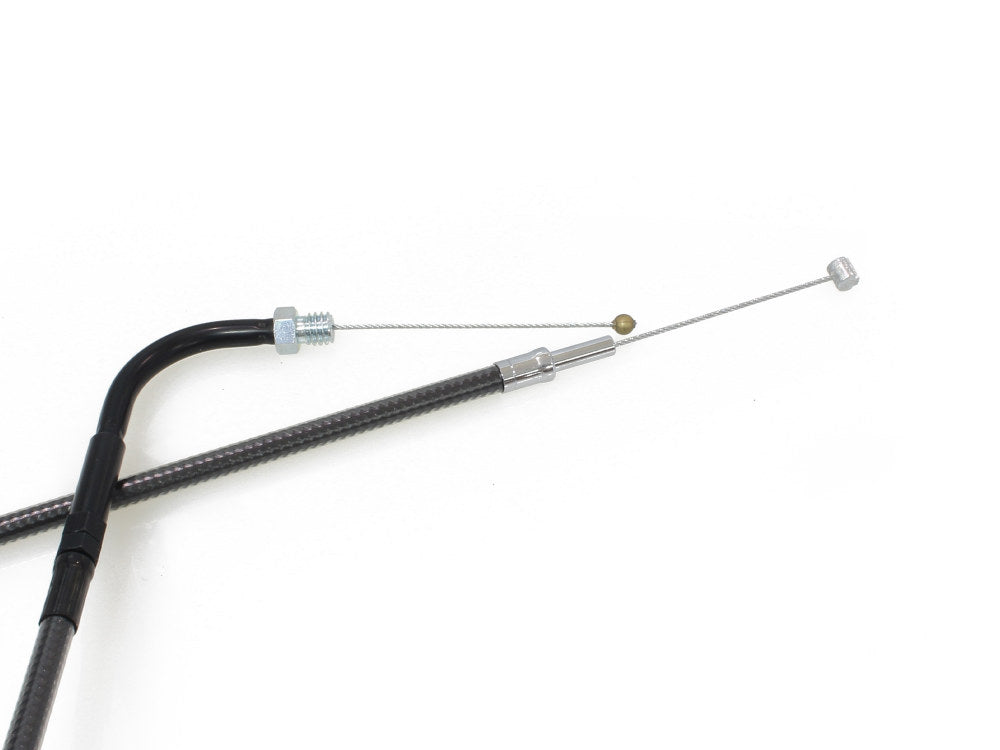 39-1/2in. Throttle Cable - Black Pearl. Fits Big Twin 1990-1995.
