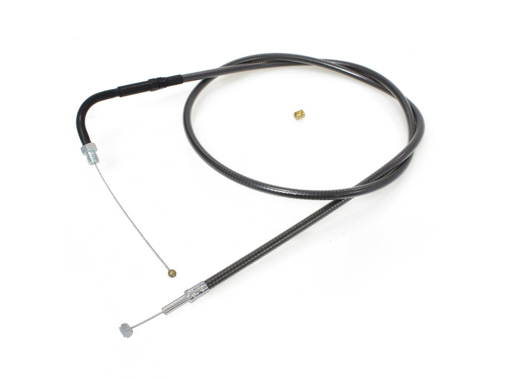 39-1/2in. Throttle Cable - Black Pearl. Fits Big Twin 1990-1995.