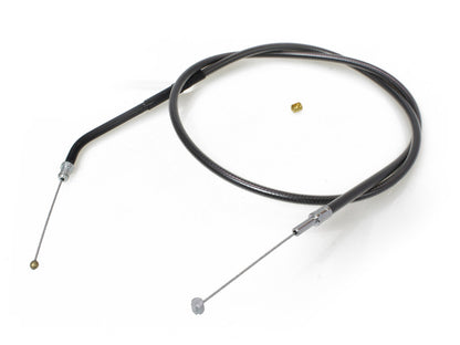34in. Throttle Cable - Black Pearl. Fits Sportster 1996-2006.