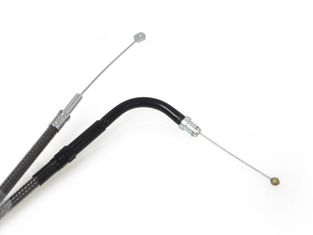 32-3/4in. Throttle Cable - Black Pearl. Fits Big Twin 1996-2017.