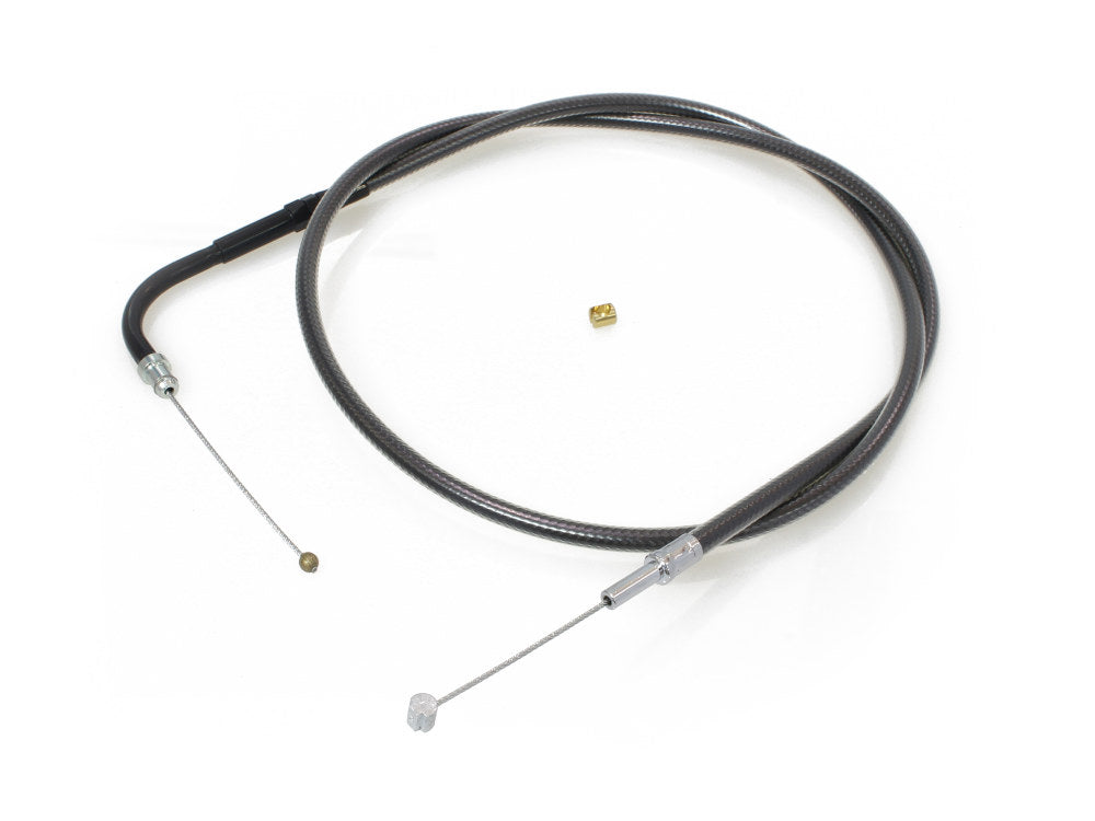 36-3/4in. Throttle Cable - Black Pearl. Fits Big Twin 1996-2017.