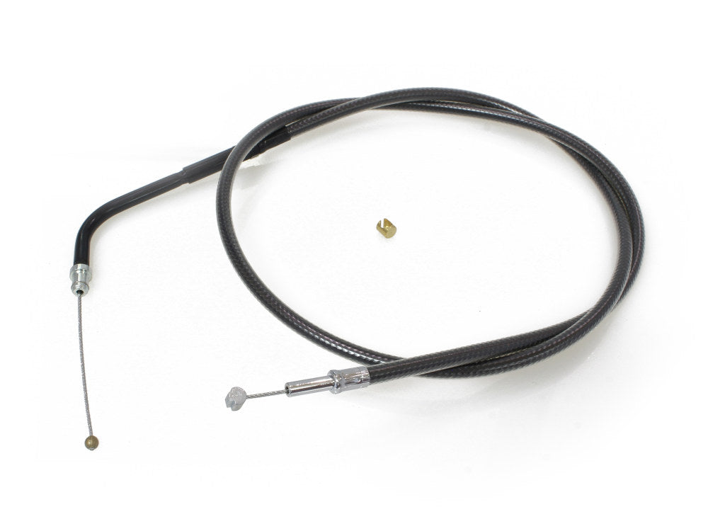 39-1/2in. Throttle Cable - Black Pearl. Fits V-Rod 2002-2017