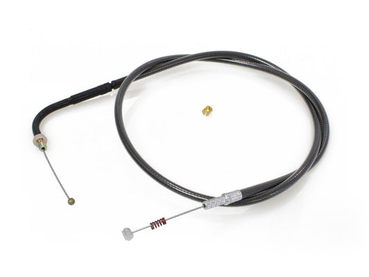 32-1/2in. Idle Cable - Black Pearl. Fits Big Twin 1990-1995.