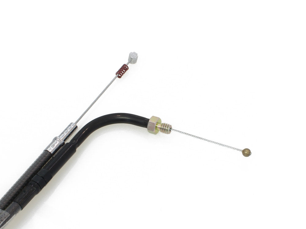 41-1/2in. Idle Cable - Black Pearl. Fits Big Twin 1990-1995.