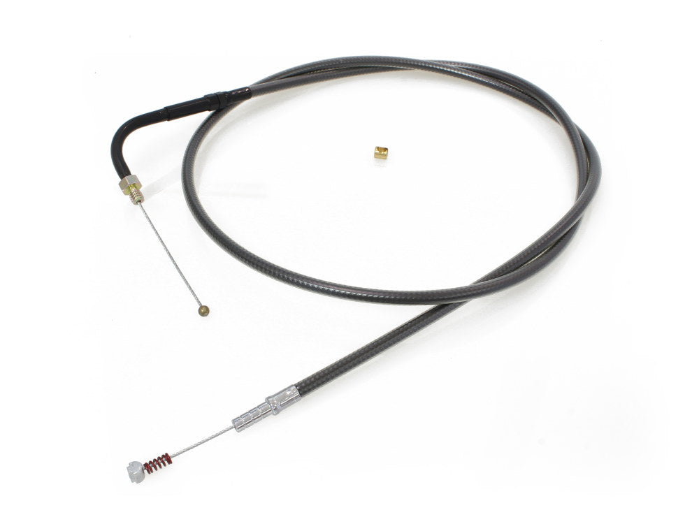 41-1/2in. Idle Cable - Black Pearl. Fits Big Twin 1990-1995.