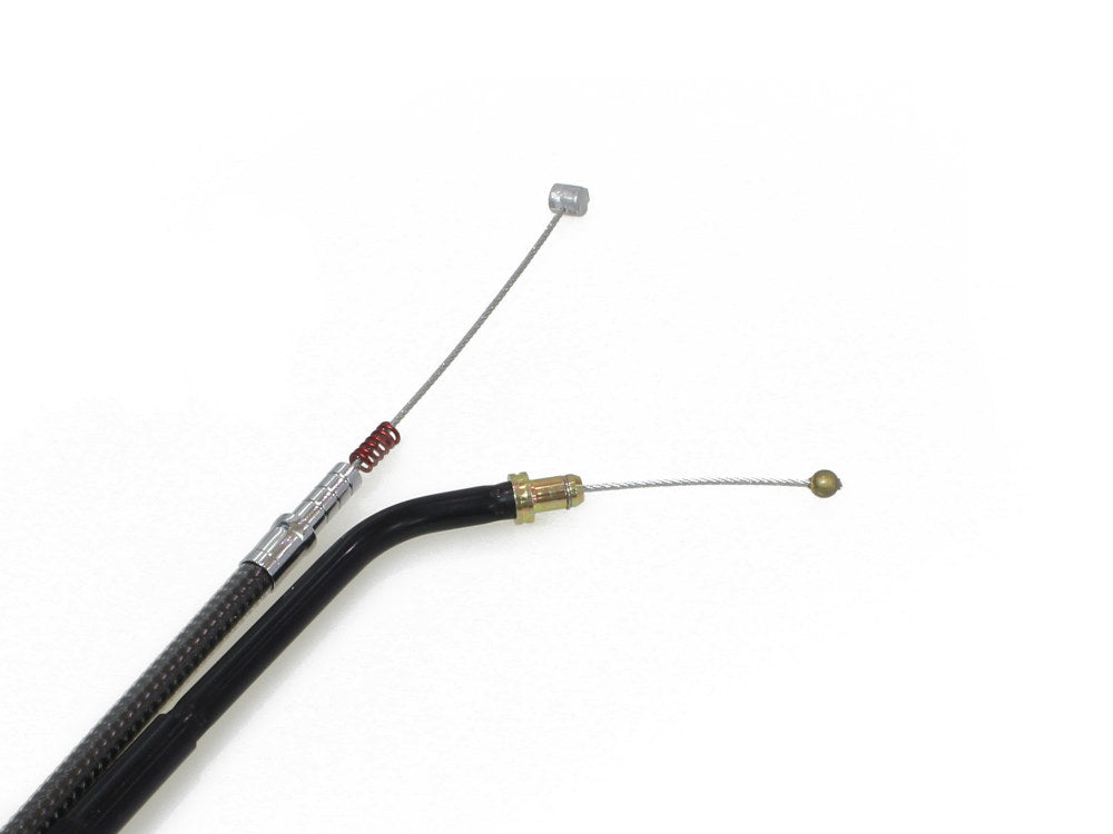 38in. Idle Cable - Black Pearl. Fits Sportster 1996-2006.