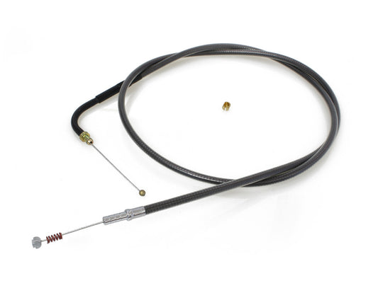 44-1/2in. Idle Cable - Black Pearl. Fits Big Twin 1996-2017.