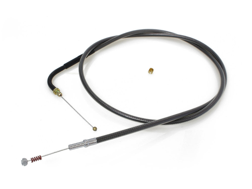 40-3/4in. Idle Cable - Black Pearl. Fits Big Twin 1996-2017.
