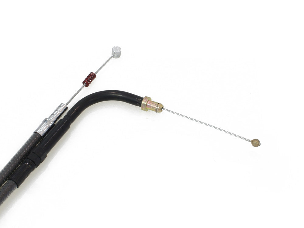 36-3/4in. Idle Cable - Black Pearl. Fits Big Twin 1996-2017.