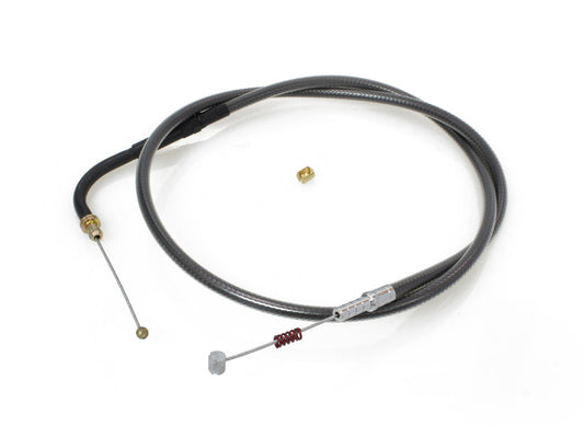 36-3/4in. Idle Cable - Black Pearl. Fits Big Twin 1996-2017.