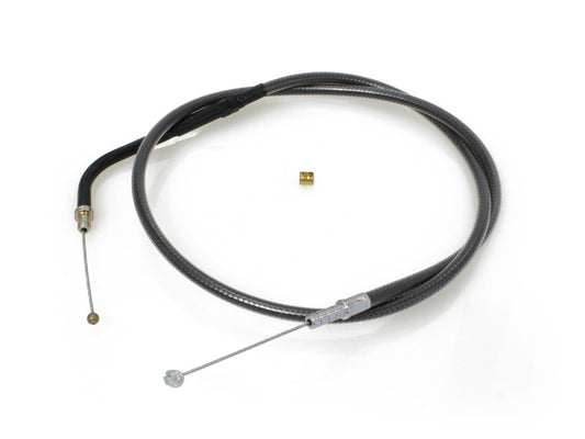 26-1/2in. Idle Cable - Black Pearl. Fits V-Rod 2002-2017