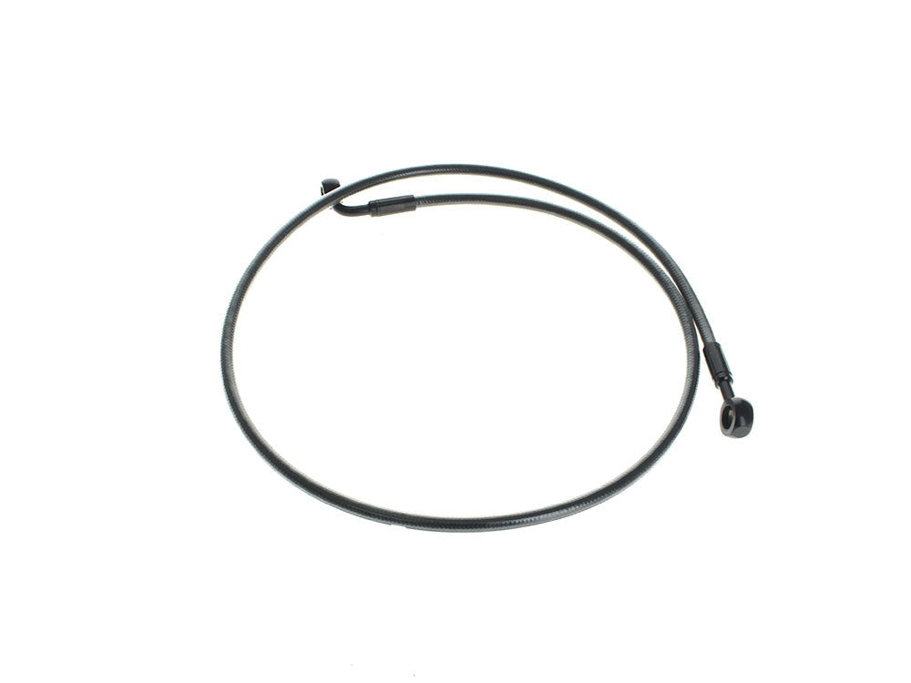 42in. E-Z Align Front Brake Line with 7/16in. x 180 Degree Banjo - Black Pearl