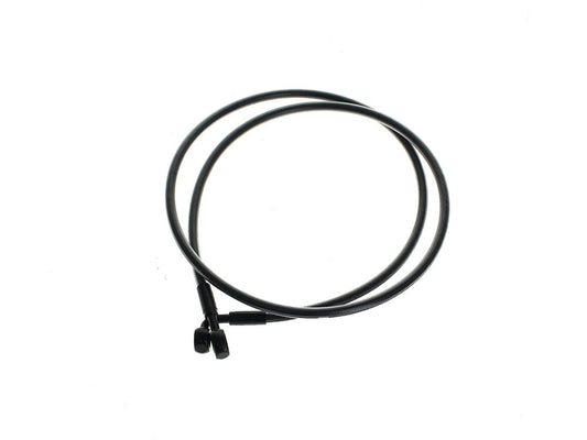 50in. E-Z Align Front Brake Line with 7/16in. x 180 Degree Banjo - Black Pearl