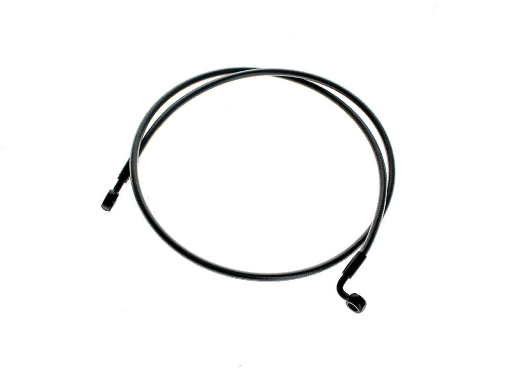52in. E-Z Align Front Brake Line with 7/16in. x 180 Degree Banjo - Black Pearl