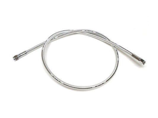 64in. Universal Brake Line - Sterling Chromite.
