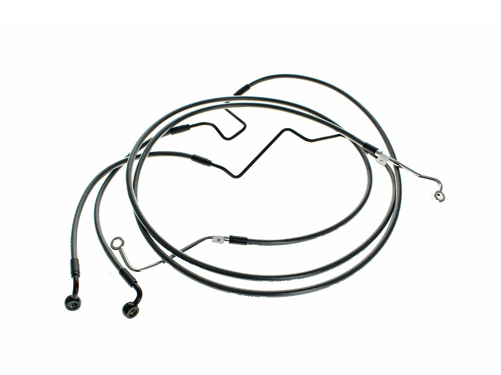 Lower Front Brake Line - Black Pearl. Fits Road King Special 2024up
