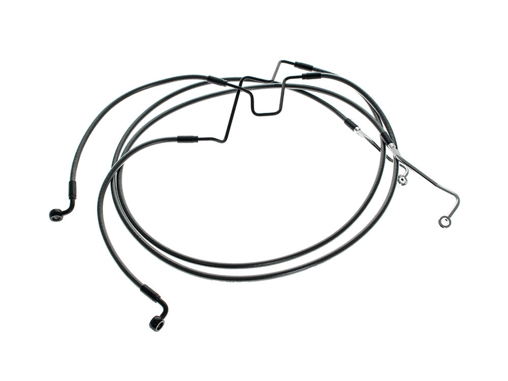 Lower Front Brake Line - Black Pearl. Fits Road Glide Limited 2024up