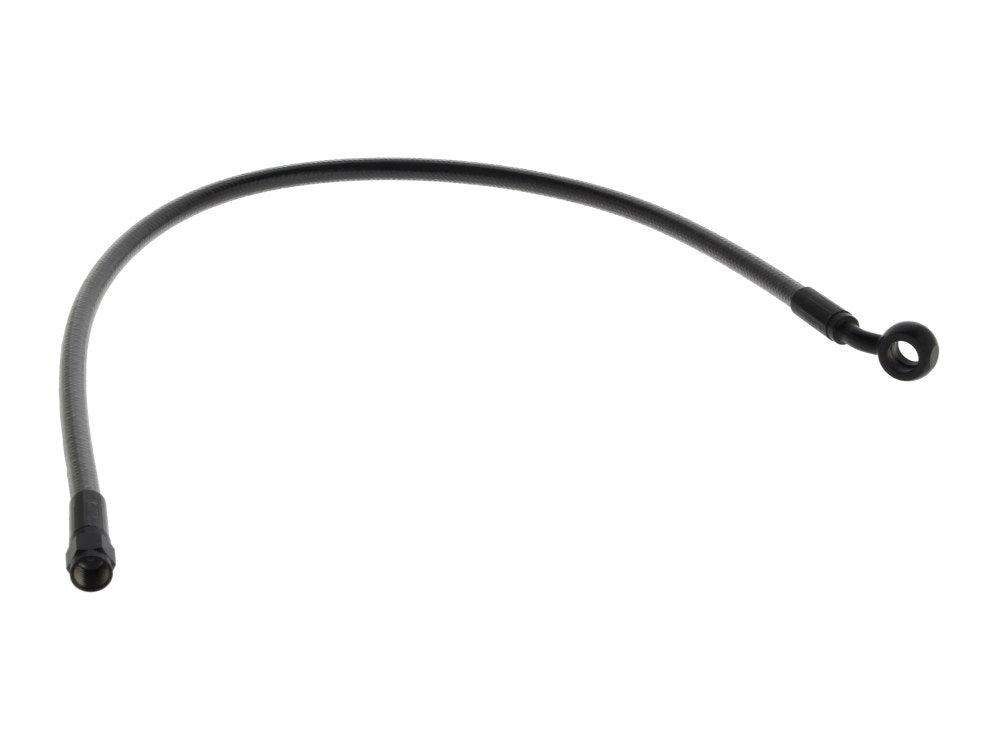 22in. Upper Front Brake Line with 10mm x 35 Degree Banjo - Black Pearl.