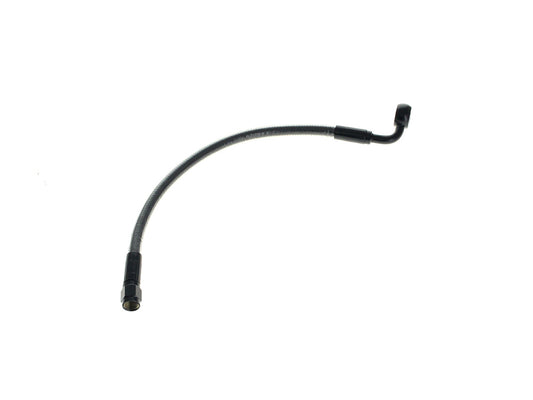 11in. Upper Front Brake Line with 10mm x 90 Degree Banjo - Black Pearl.
