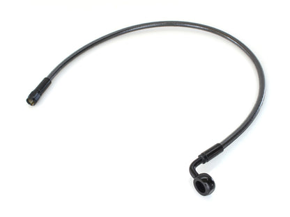 22in. Upper Front Brake Line with 12mm x 90 Degree Banjo - Black Pearl.