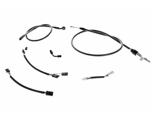 Black Pearl Cable Kit. Suits 12in. Ape Hangers on Breakout 2018-2024
