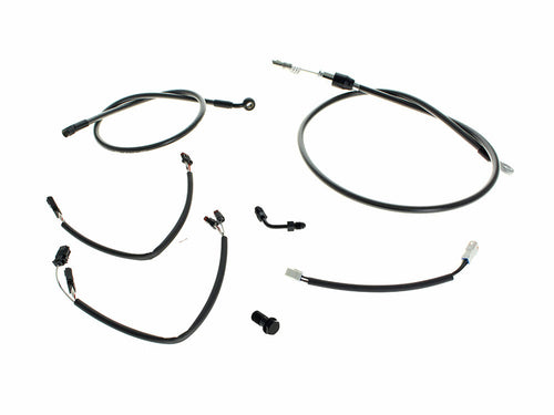 Black Pearl Cable Kit. Suits 14in. Ape Hangers on Breakout 2018-2024