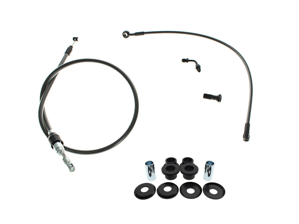 Black Pearl Cable Kit. Suits 6.5in. Risers on Low Rider S & Low Rider ST 2025up