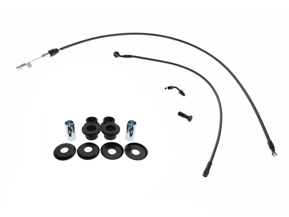 Black Pearl Cable Kit. Suits 9.5in. Risers on Low Rider S & Low Rider ST 2025up