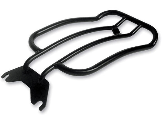 Solo Seat Luggage Rack - Matte Black. Fits Deluxe & Heritage 2005-2017 & Fat Boy 2007-2017.