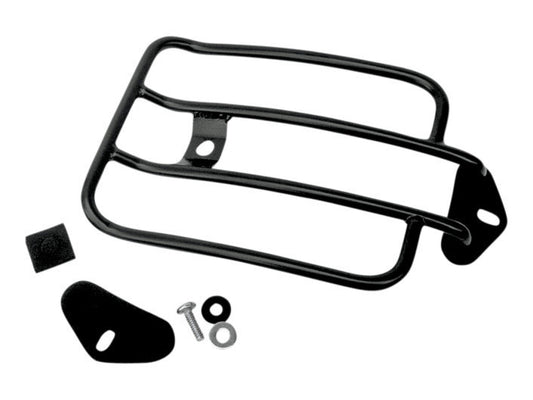 Solo Seat Luggage Rack - Matte Black. Fits Sportster 2004-2021