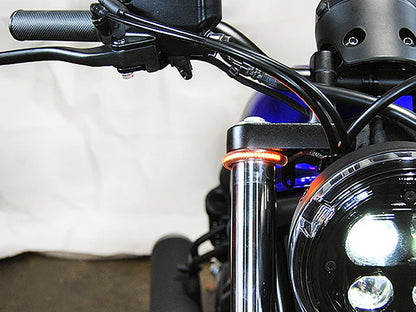 360 degrees Front Turn Signal with Clear Lens. Fits Honda CMX / Rebel 500cc 2017up