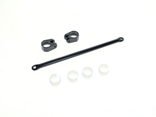 V-Twin Handlebar Crossbar with Clamps - Black.