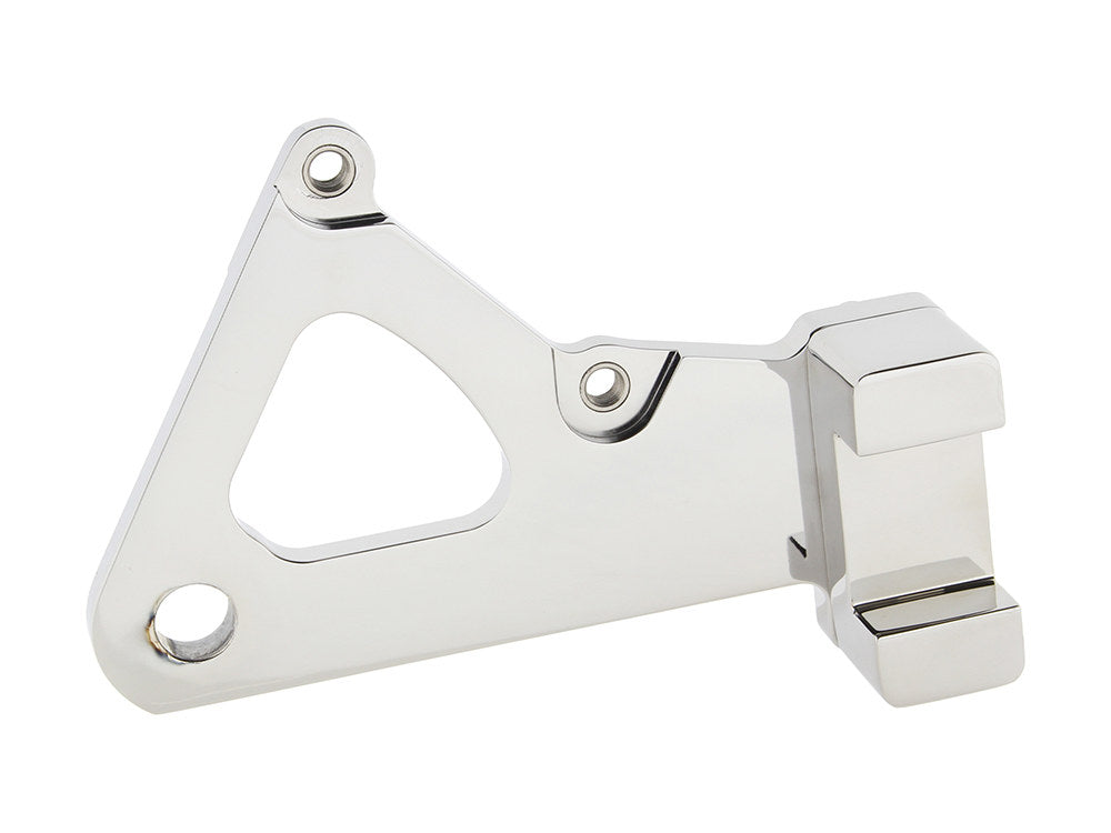 Right Hand Rear Caliper Mount - Chrome. Fits FXR 1982-1994 & FXWG 1984-1986 Models with 11.5in. Disc Rotor when using Performance Machine 125x4R Caliper.