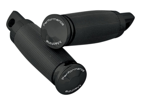 Contour Rubber Wrapped Footpegs - Black.