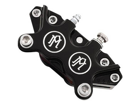 Universal 4 Piston Caliper - Black Contrast Cut.