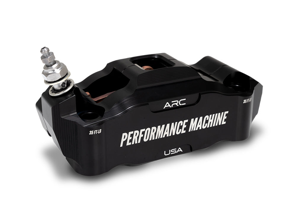 Right Hand Front Race Series Radial 4 Piston Caliper - Black