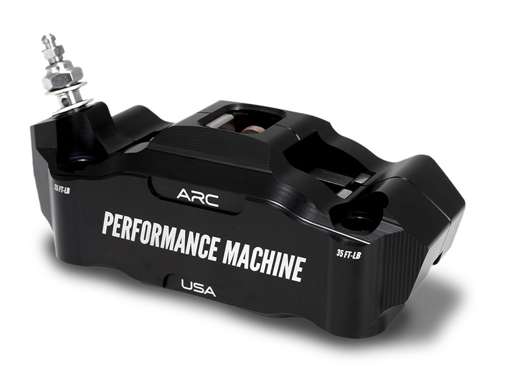 Right Hand Front Race Series Radial 4 Piston Caliper - Black