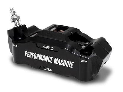 Right Hand Front Race Series Radial 4 Piston Caliper - Black