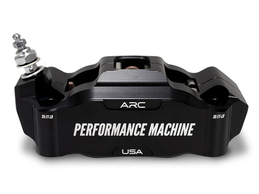 Right Hand Front Race Series Radial 4 Piston Caliper - Black