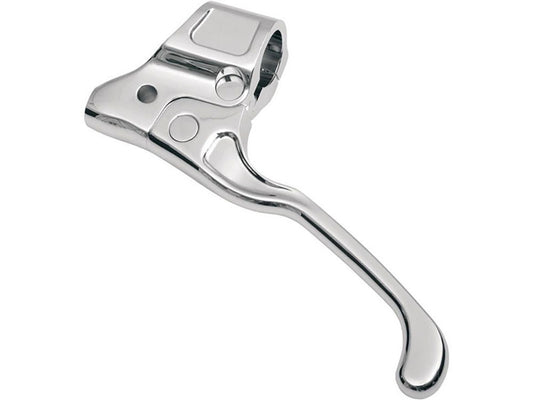 Clutch Perch & Lever Assembly - Chrome. Fits Big Twin 1984-2006.
