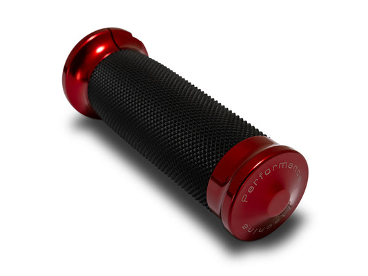 Contour Handgrips - Red. Fits CVO Touring 2023up, Street Glide & Road Glide 2024up, Touring 2025up & Softail 2025up