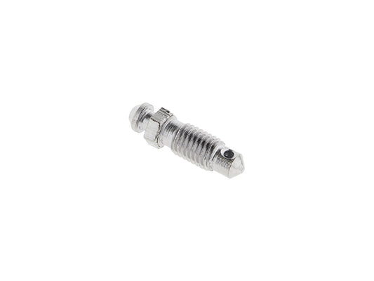 1/4-28 Bleeder Screw - Chrome. Fits Performance Machine 112x6B & 137x4B Calipers.